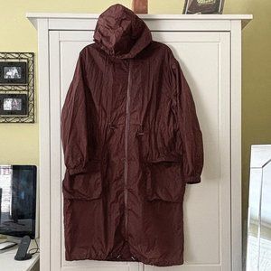 Waterproof Frank & Oak Packable Raincoat SZ Medium
